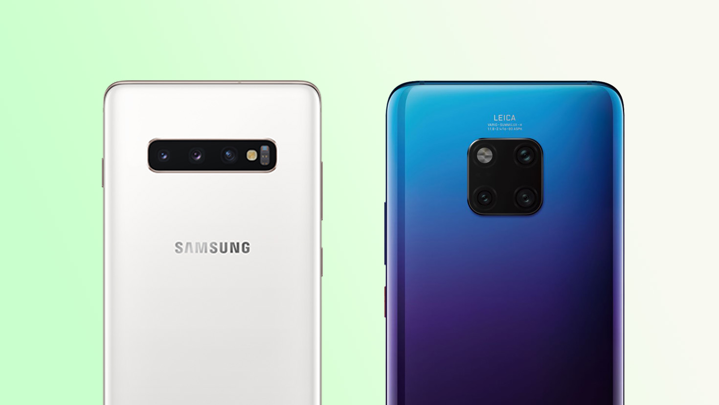 Samsung Galaxy S10+ vs Huawei Mate 20 Pro